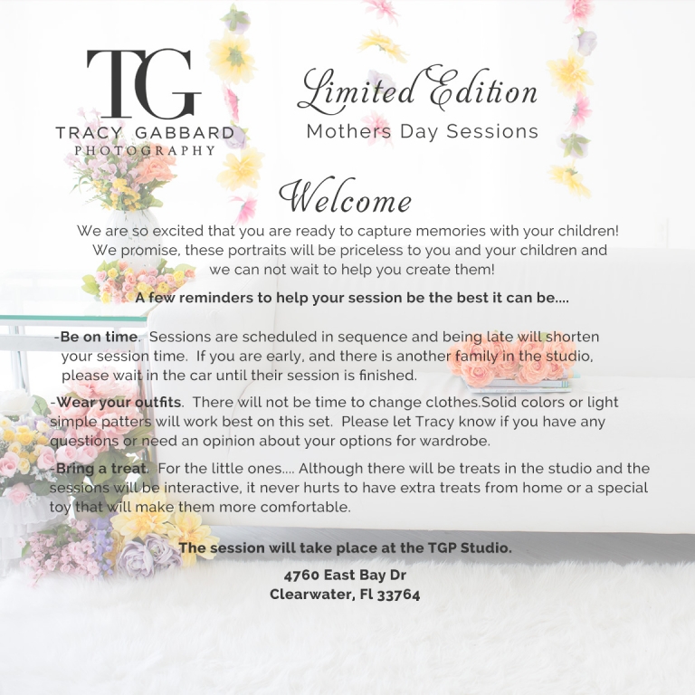 Thank you for event registration - Limited Edition Mothers Day Sessions 2018