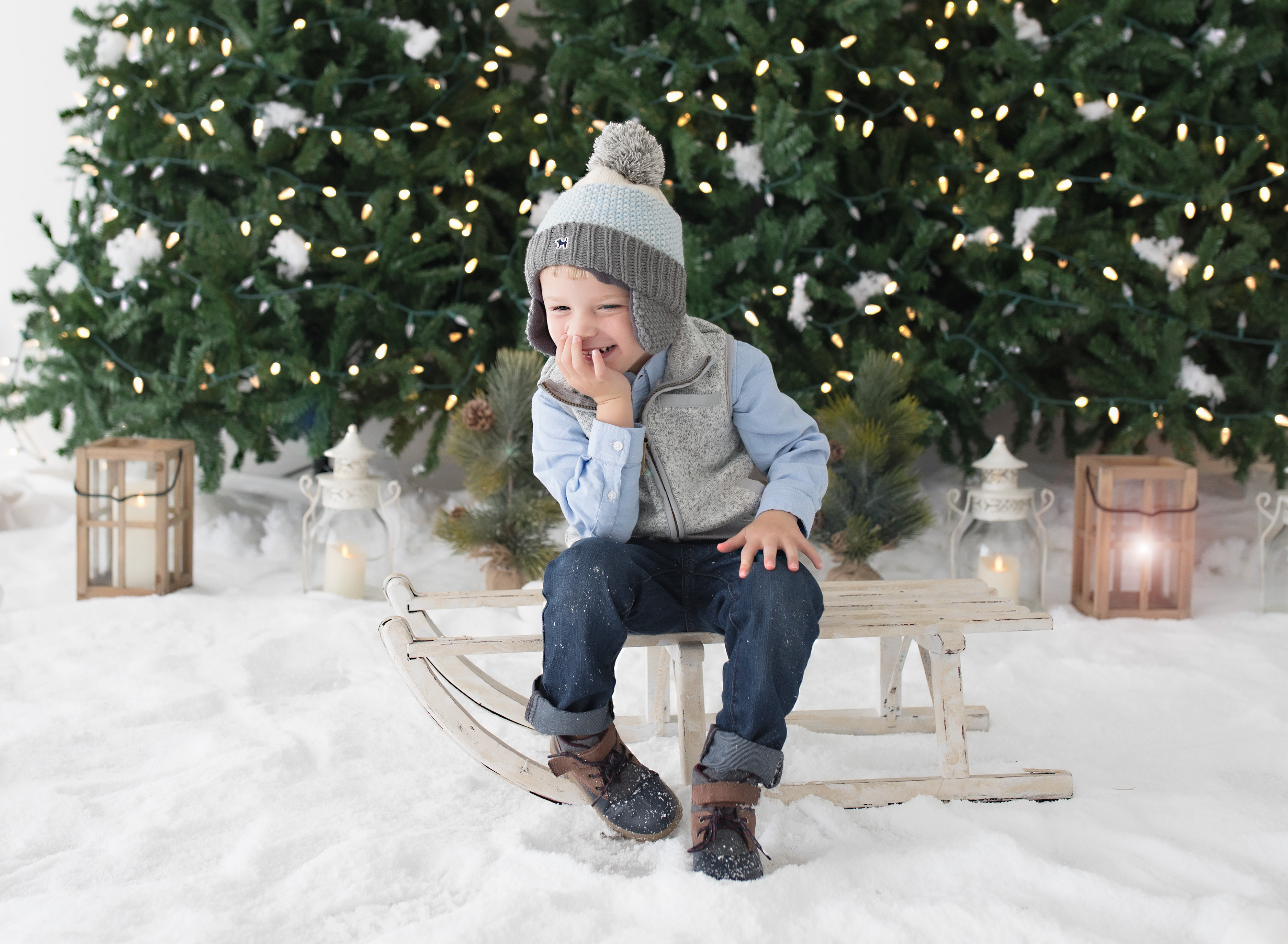 Holiday Pictures - Holiday Session 2019 - Snowball Session 